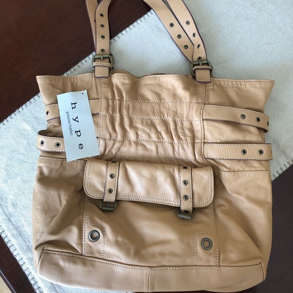 Hype large leather handbag/shoulderbag - Picture 8 of 8